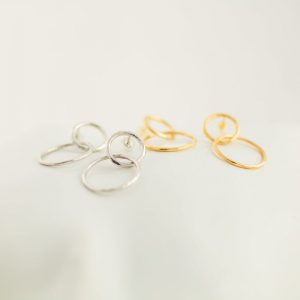 mimozaダブルピアス -K18-